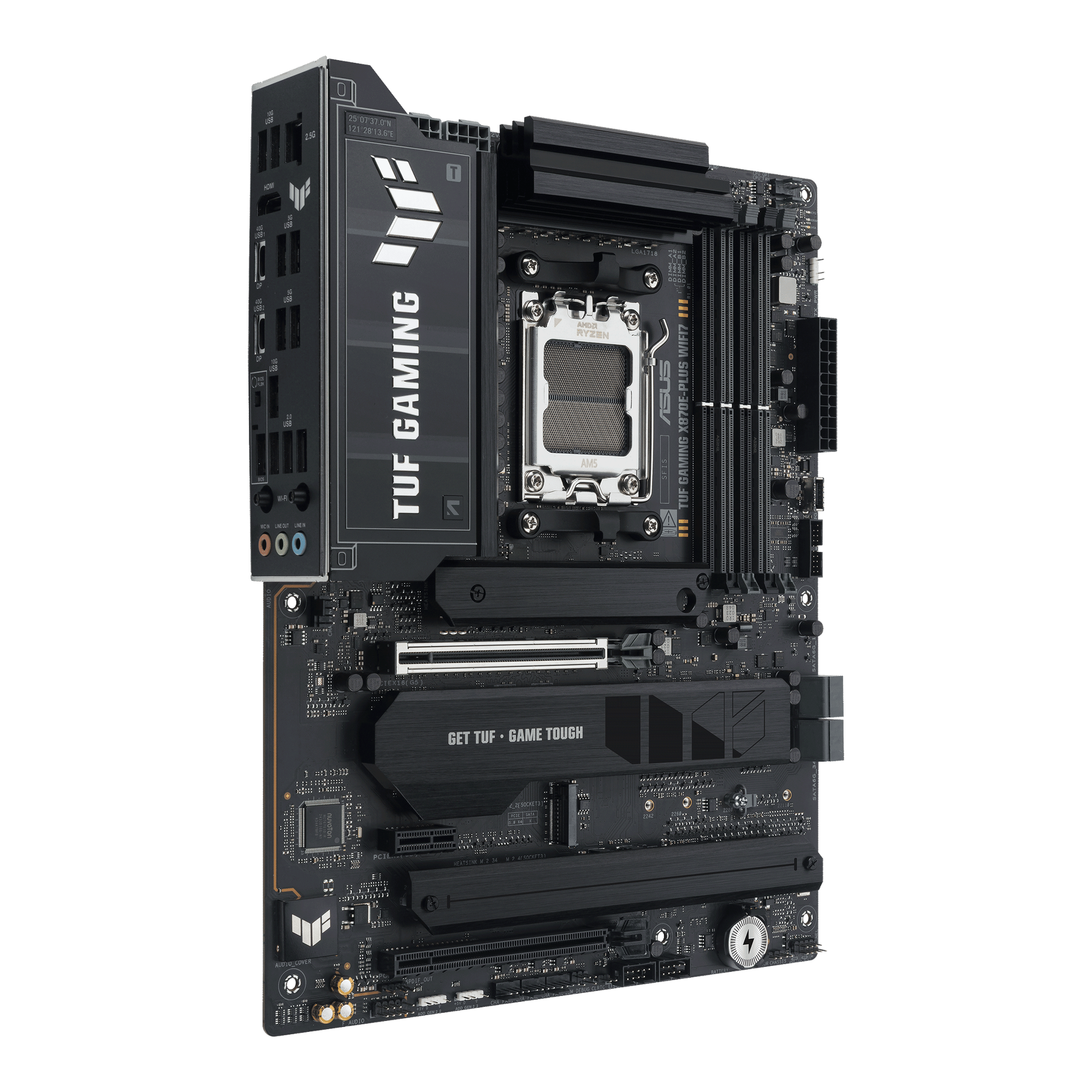 ASUS TUF Gaming X870E-PLUS WIFI7 AMD Socket AM5 ATX Motherboard